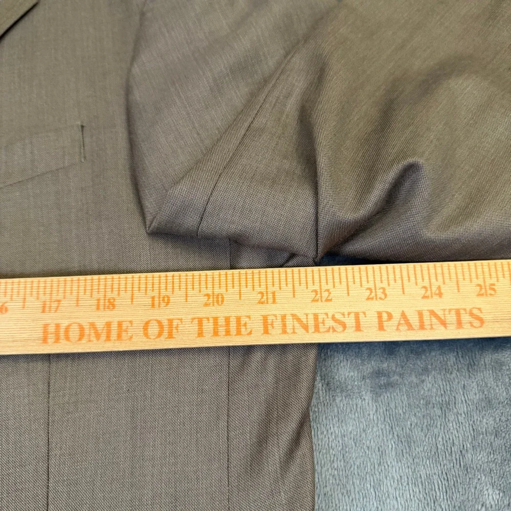 Kenneth Roberts Platinum Collection Suit Set Mens 44L Brown Wool 38x30